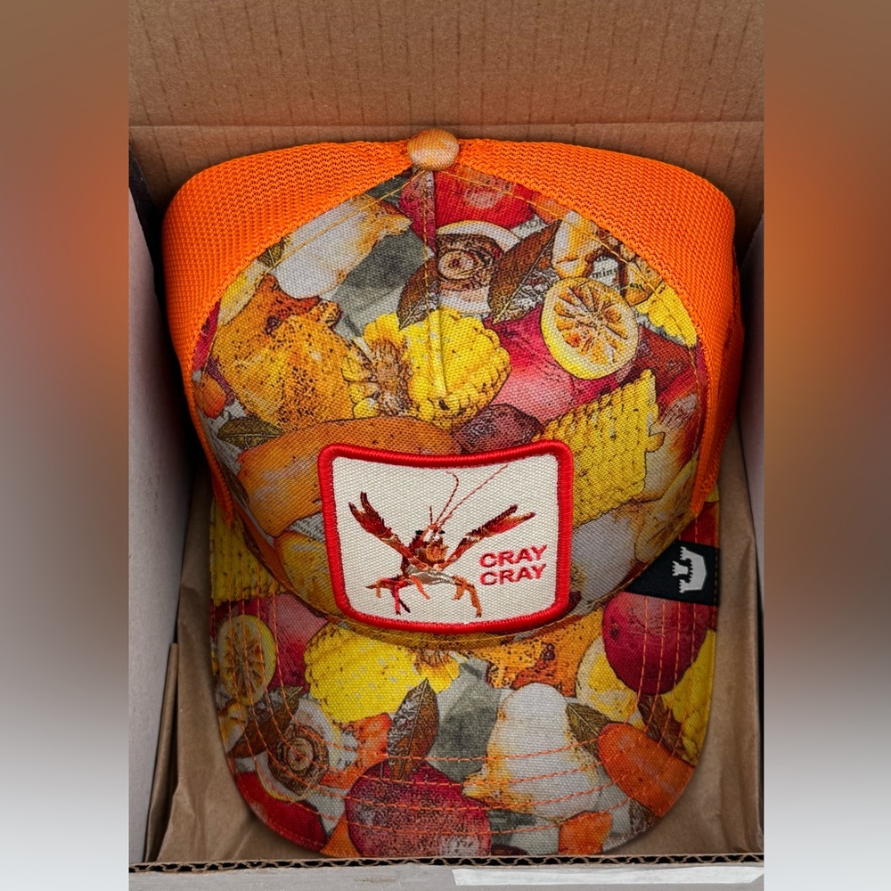Goorin Bros "Old Bay Area" 🦞 Cray Cray🦞 SnapBack Trucker Hat. New in Box - Picture 11 of 13